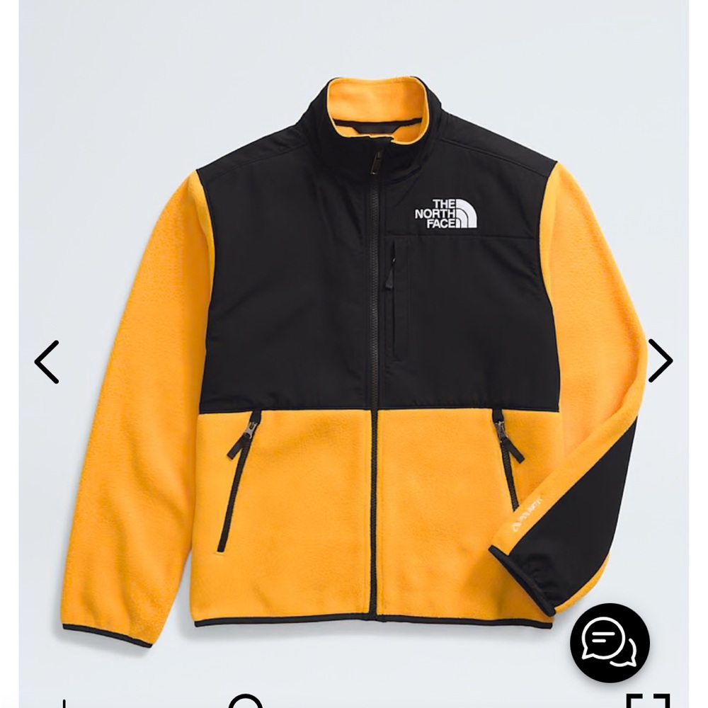 The North Face Kids Jacket - Black and Yellow